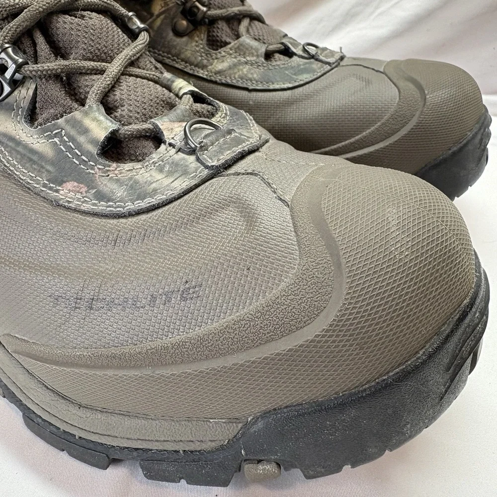 Columbia Bugaboot Plus III Snow Boots Mens 9 Wide Camo Omni-Heat BI1538